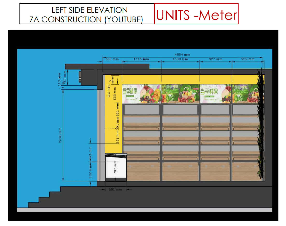 Juice shop plan, juice shop interior design ideas, ice cream parlour design,