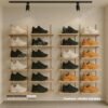 wall mounted shoes display rack