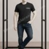 Full frame mannequin display stand matte black mild steel 7ft x 4ft x 2ft